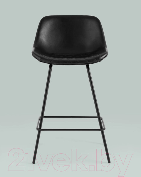 Изображение товара Стул барный Stool Group Деймон полубарный / AV 463-Pb-08(PP) (экокожа черный)