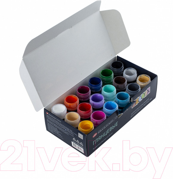 Изображение товара Акриловые краски Decola Глянцевые / 29412149 (18шт)