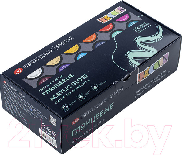 Изображение товара Акриловые краски Decola Глянцевые / 29412149 (18шт)