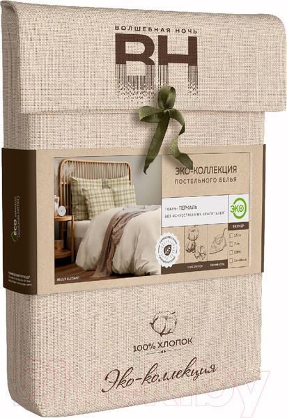 Изображение товара Комплект постельного белья Волшебная ночь Волшебная ночь Elegant КПБ ВН 2016 8931/1+полубел