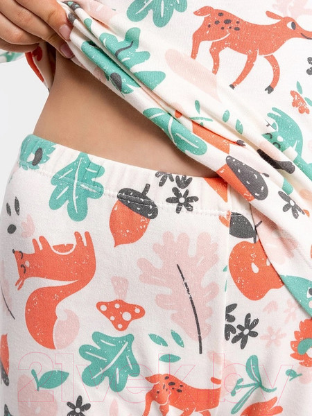 Изображение товара Пижама детская Mark Formelle 567722 (р.128-64, лесные зверята)