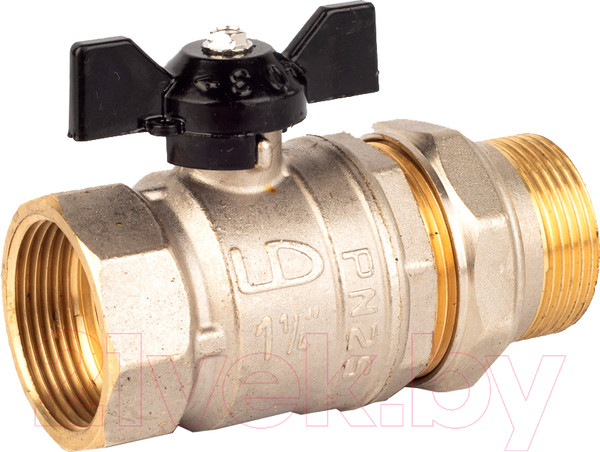 Изображение товара Шаровой кран LD Pride Ду 32 / LD.47.306.32 (ручка бабочка)