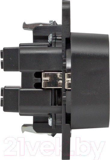 Изображение товара Розетка EKF PROxima Стокгольм / EYR16-128-20 (черный)