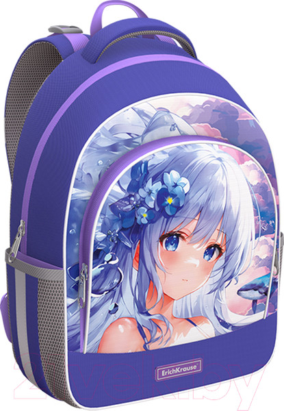 Изображение товара Школьный рюкзак Erich Krause ErgoLine 15L Kawaii Whale / 60093