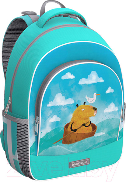 Изображение товара Школьный рюкзак Erich Krause ErgoLine 15L Capybara Travel / 60097