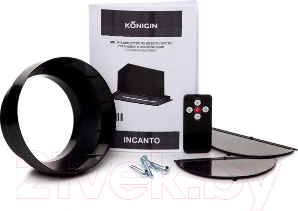 Изображение товара Вытяжка скрытая Konigin Incanto 60 (черный)