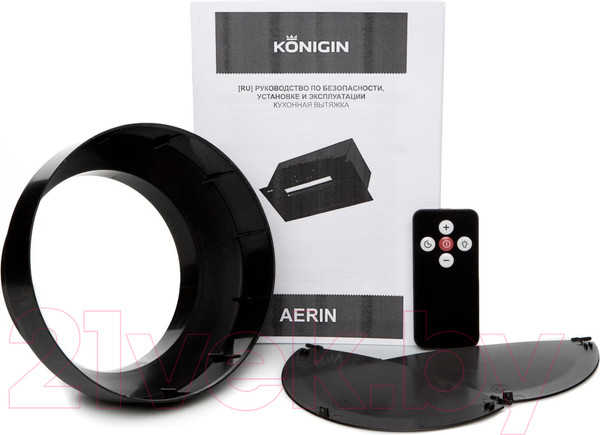Изображение товара Вытяжка скрытая Konigin Aerin 60 (черный)
