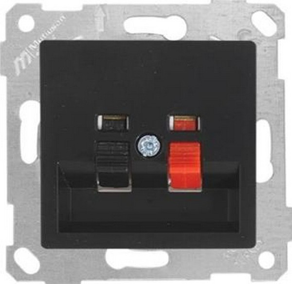 Изображение товара Розетка Mutlusan Rita 2200-480-0184 (черный матовый)