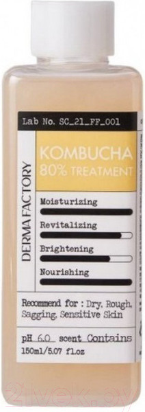 Изображение товара Эссенция для лица Derma Factory Kombucha 80% Treatment Питательная (150мл)