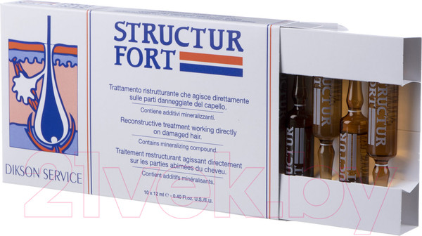 Изображение товара Ампулы для волос Dikson Structur Fort (10x12мл)
