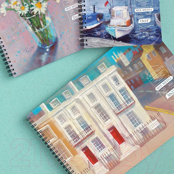 Изображение товара Скетчбук Малевичъ Mix Media / 401606 (20л)