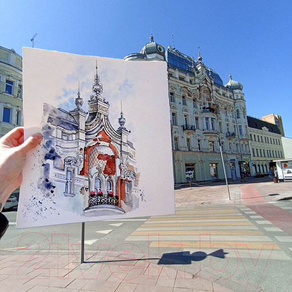 Изображение товара Набор бумаги для рисования Малевичъ Veroneze / 402218 (15л)