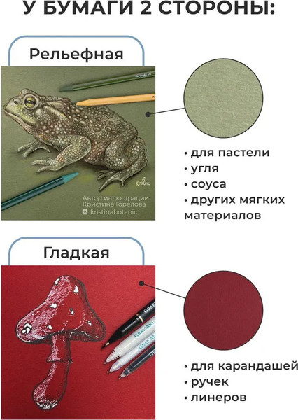 Изображение товара Скетчбук Малевичъ GrafArt / 401602 (20л)