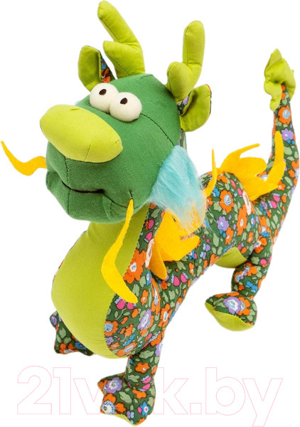 Изображение товара Мягкая игрушка Sima-Land Дракон / 9473157 (зеленый)