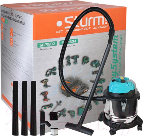 Изображение товара Профессиональный пылесос Sturm! CVC1815