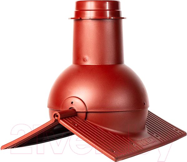 Изображение товара Аэратор коньковый Krovent Pipe-Cone для любого типа кровли RAL 3009 (красный)