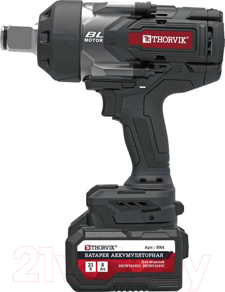 Изображение товара Аккумуляторный гайковерт Thorvik BBIW012400