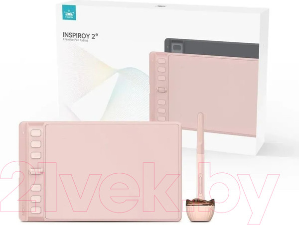 Изображение товара Графический планшет Huion Inspiroy 2S H641P (розовый)