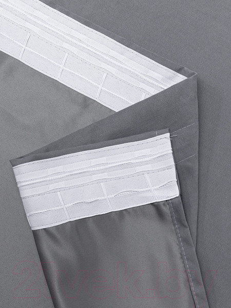 Изображение товара Комплект штор Amore Mio Однотонная замша 6ML 3872-040 150x270 / 92025 (серый)