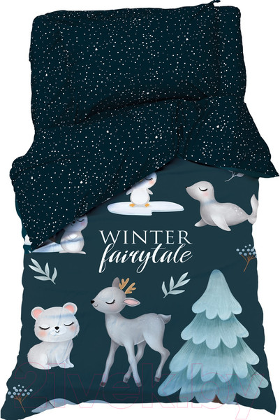 Изображение товара Комплект постельного белья Этель Winter Fairytale 1.5сп / 7655003