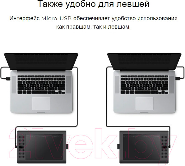 Изображение товара Графический планшет Gaomon M10K Pro (черный)