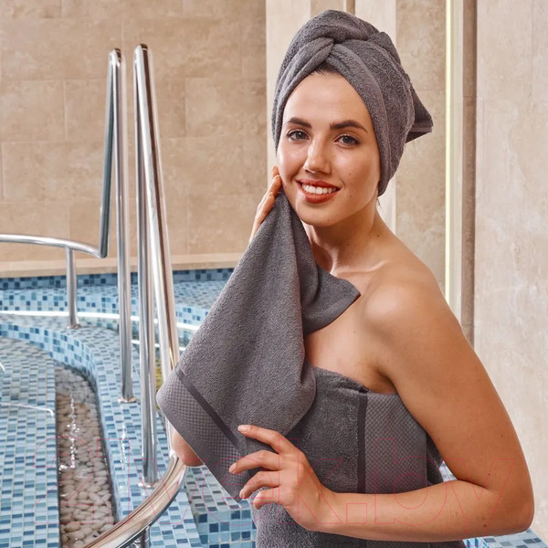 Изображение товара Набор полотенец Diana Махра / НПМD-Гр-30-50-70 (грей)