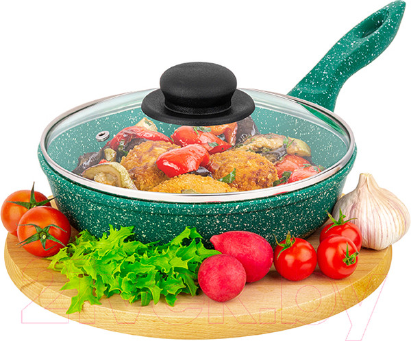 Изображение товара Сковорода Elan Gallery Гармония вкуса / 120631 (изумруд)