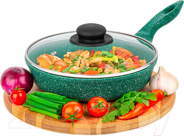 Изображение товара Сковорода Elan Gallery Гармония вкуса / 120633 (изумруд)