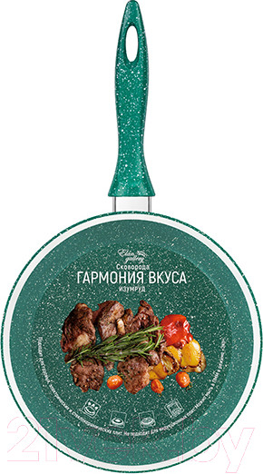 Изображение товара Сковорода Elan Gallery Гармония вкуса / 120635 (изумруд)