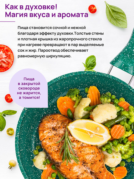 Изображение товара Сковорода Elan Gallery Гармония вкуса / 120635 (изумруд)