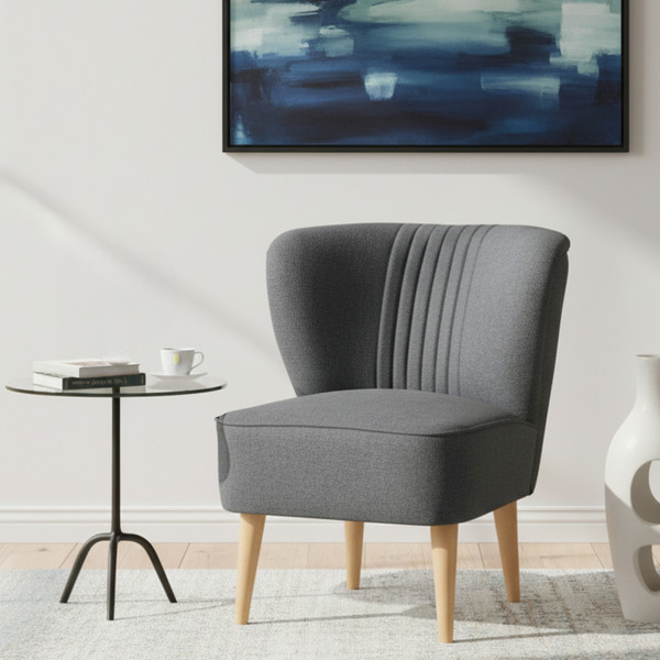 Изображение товара Кресло мягкое Mio Tesoro Унельма (Twist 20 Dark Grey)