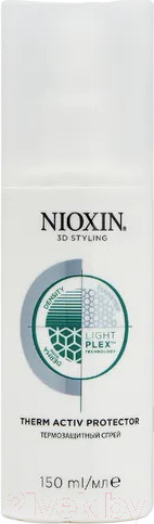 Изображение товара Спрей для волос Nioxin 3D Therm Activ Protector Термозащитный (150мл)