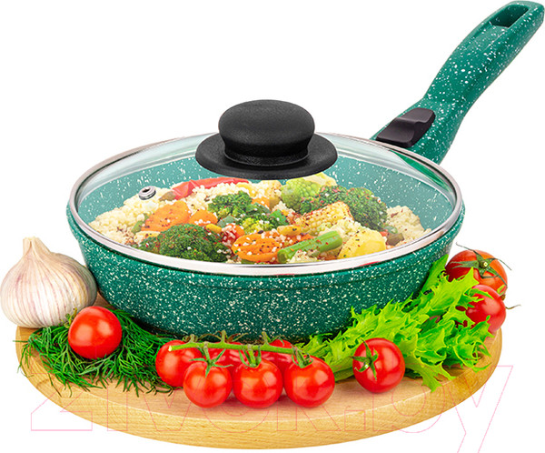 Изображение товара Сковорода Elan Gallery Гармония вкуса / 120641 (изумруд)
