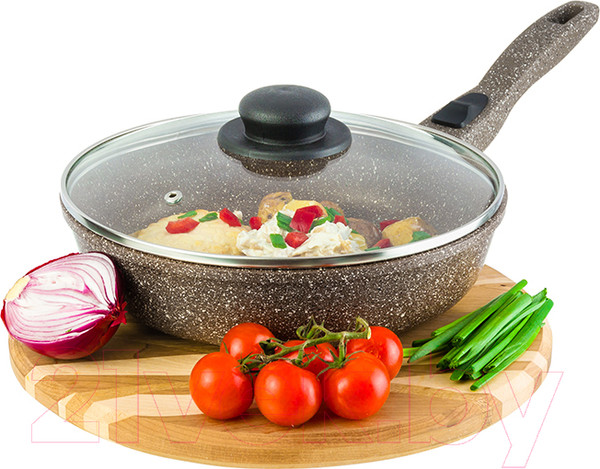 Изображение товара Сковорода Elan Gallery Гармония вкуса / 120342 (коричневый опал)