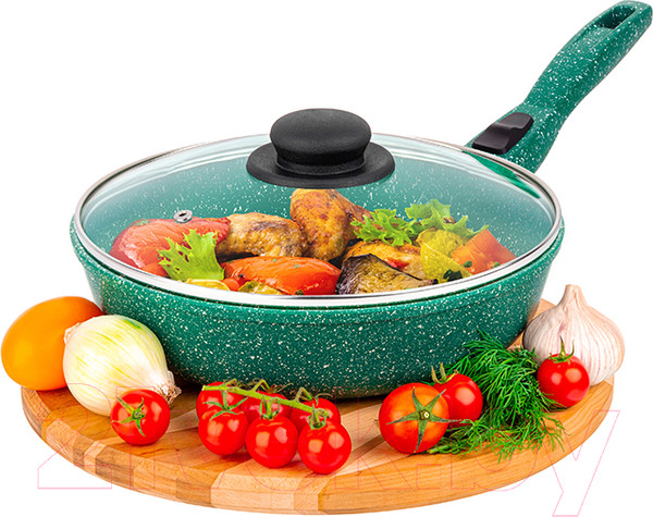 Изображение товара Сковорода Elan Gallery Гармония вкуса / 120645 (изумруд)
