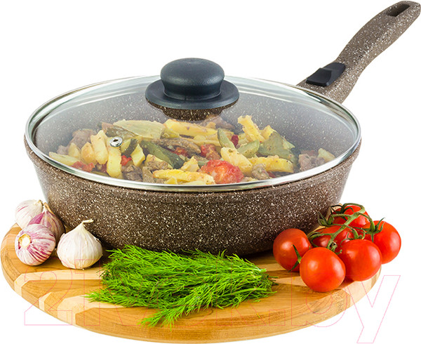 Изображение товара Сковорода Elan Gallery Гармония вкуса / 120344 (коричневый опал)