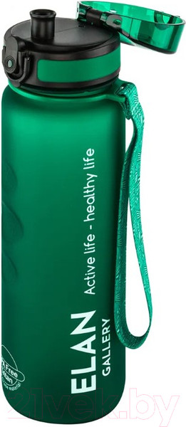 Изображение товара Бутылка для воды Elan Gallery Style Matte / 280143 (темно-зеленый)
