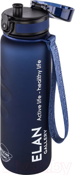 Изображение товара Бутылка для воды Elan Gallery Style Matte / 280145 (темно-синий)