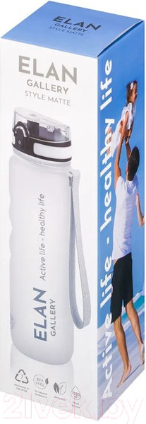 Изображение товара Бутылка для воды Elan Gallery Style Matte / 280146 (белый)