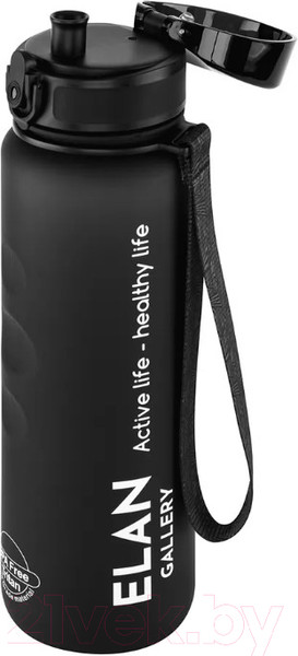 Изображение товара Бутылка для воды Elan Gallery Style Matte / 280148 (черный)