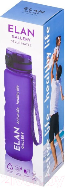 Изображение товара Бутылка для воды Elan Gallery Style Matte / 280149 (лаванда)