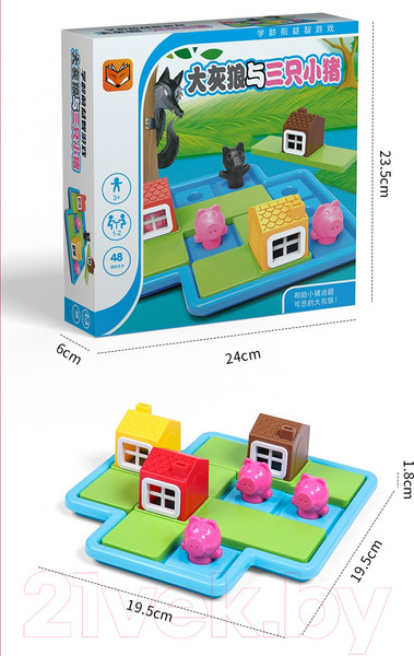 Изображение товара Игра-головоломка Top Goods Три поросенка 9603