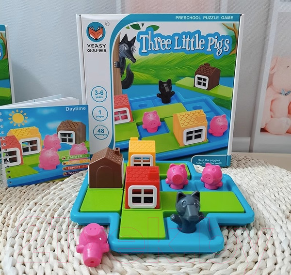 Изображение товара Игра-головоломка Top Goods Три поросенка 9603