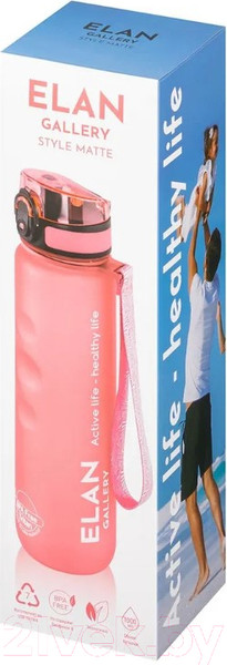 Изображение товара Бутылка для воды Elan Gallery Style Matte / 280182 (пыльная роза)