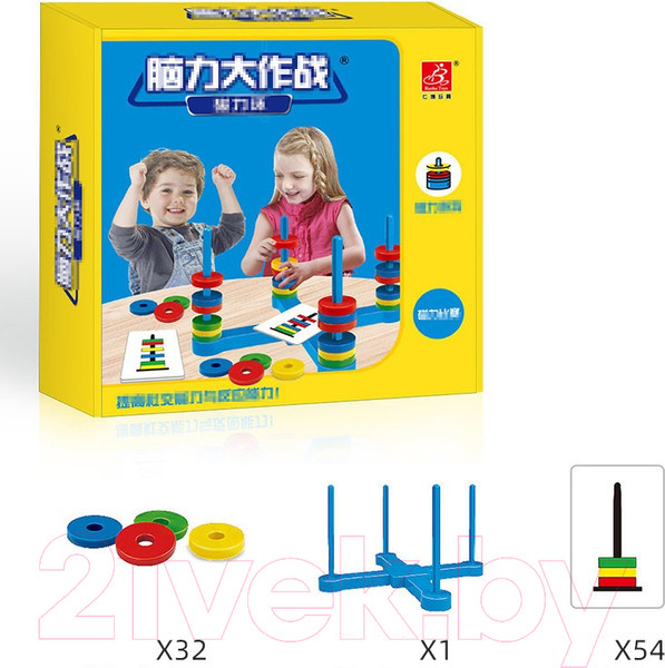 Изображение товара Игра-головоломка Top Goods Магнитные колечки 5127