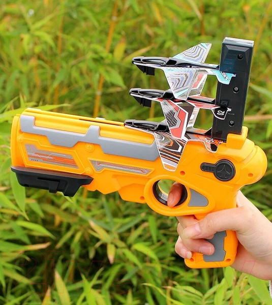 Изображение товара Бластер игрушечный Top Goods Катапульта с летающими самолетами AX269-Y14