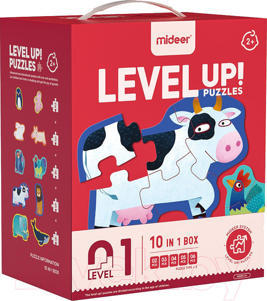 Изображение товара Набор пазлов Mideer Животные CТ7018