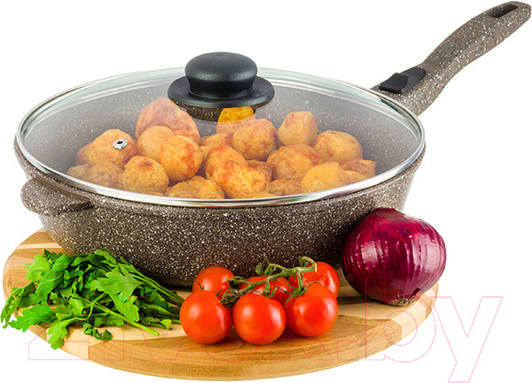 Изображение товара Сковорода Elan Gallery Гармония вкуса / 120346 (коричневый опал)