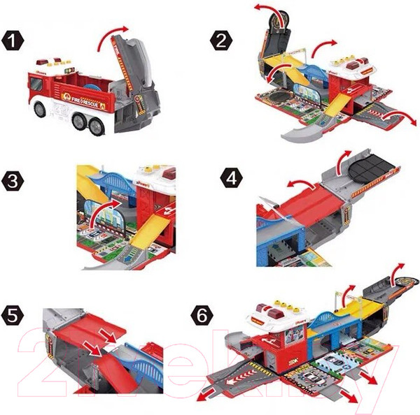 Изображение товара Игрушка-трансформер Top Goods Пожарная LA-057