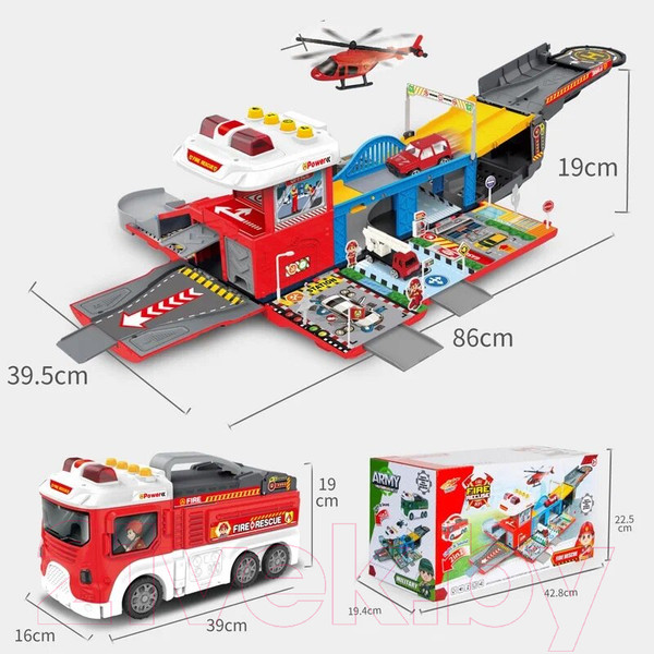 Изображение товара Игрушка-трансформер Top Goods Пожарная LA-057